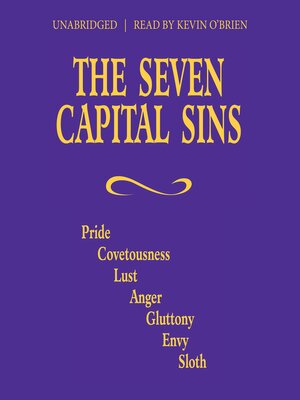 cover image of The Seven Capital Sins